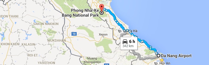 Danang to Phong Nha by Luxury Car