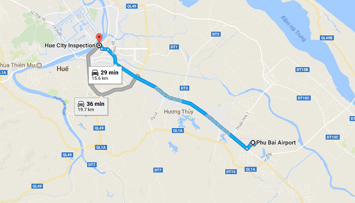 Taxi phu bai airport