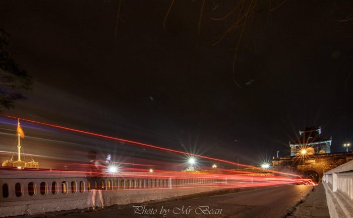 Hue Imperial Citadel by night