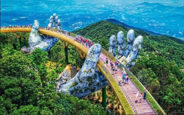 Golden Bridge, Bana Hill, Danang-Top check-in place 2019