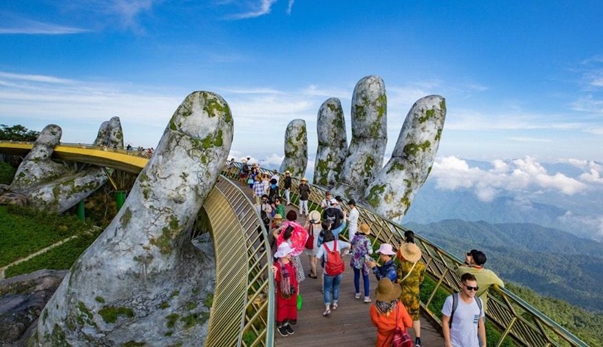 Golden Bridge, Bana Hills, Danang, Vietnam